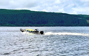Rib Boat on Loch Ness