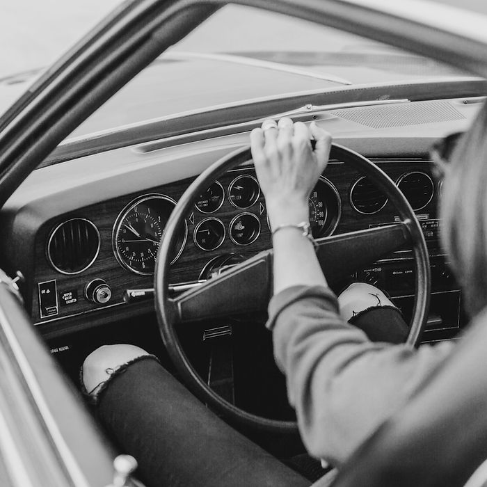 Girl in Car