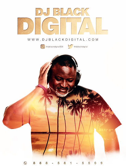 DJ Black Digital Promo Flyer