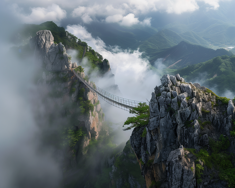 Cloud Bridge, Naenam, South Korea