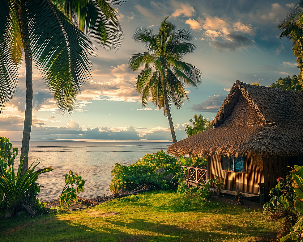 Fijian cottage in Savusavu