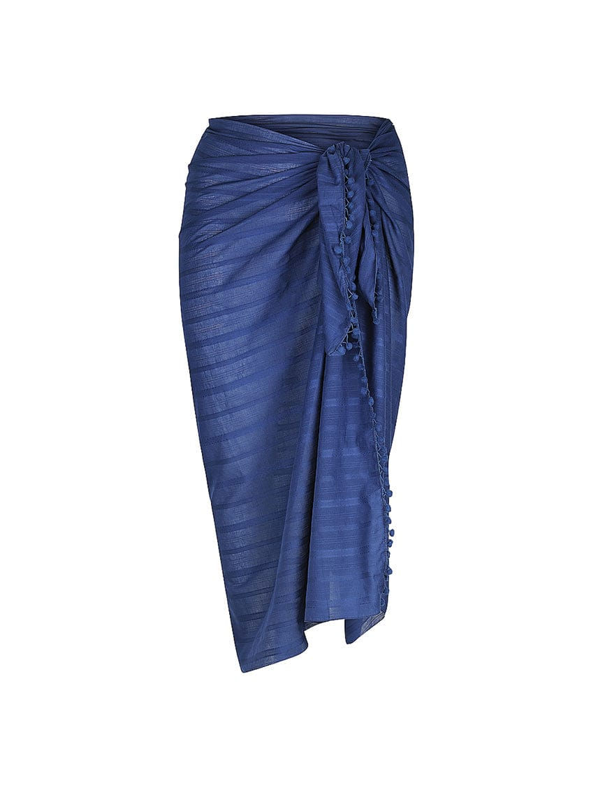 Cotton Navy Sarong