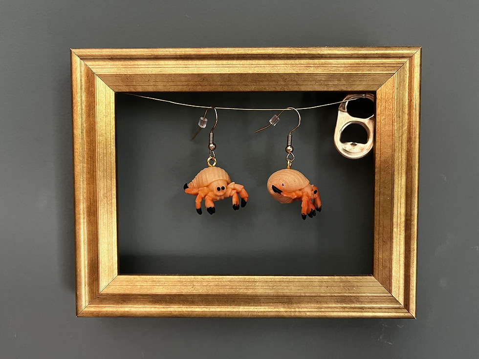 Thumbnail: Hermit Crab Earrings
