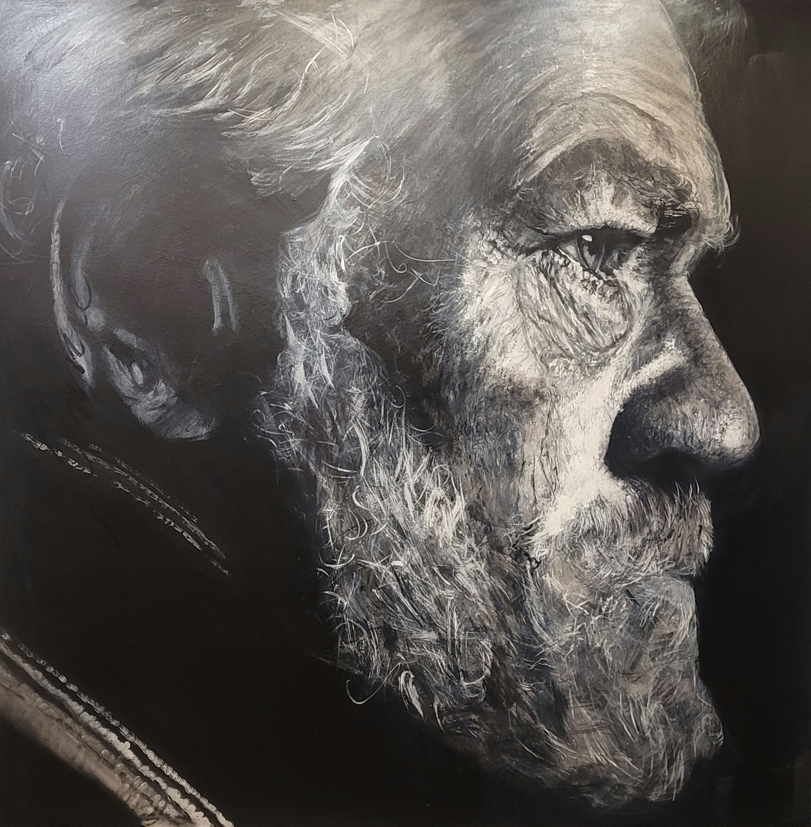 Ian McKellen,  Acrylic on wood , prix sur demande 