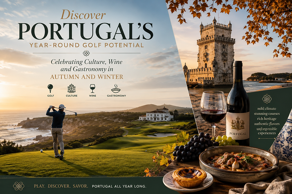 Discover Portugal's Year-Round Golf Potential Celebrating Culture Wine and Gastronomy in Autumn and Winter