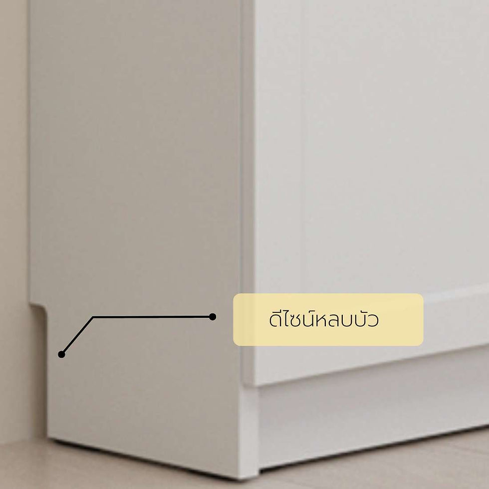 ภาพขนาดย่อ: ชุดตู้เก็บของ ขนาด 200 ซม. รุ่น Trixx (ตู้สูง 3 pcs.) สีขาว