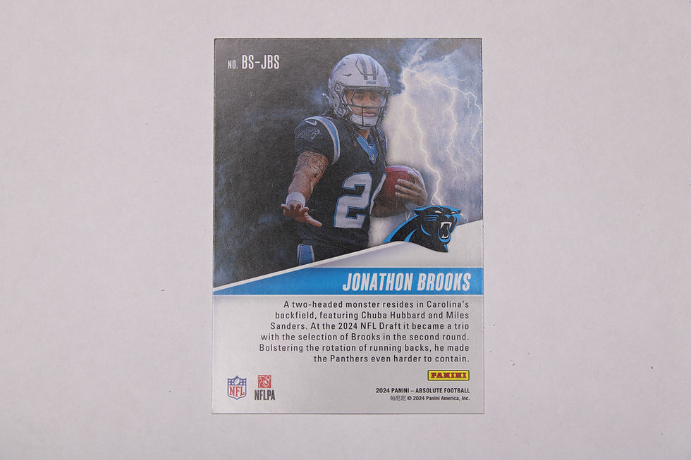 Jonathon Brooks trading card