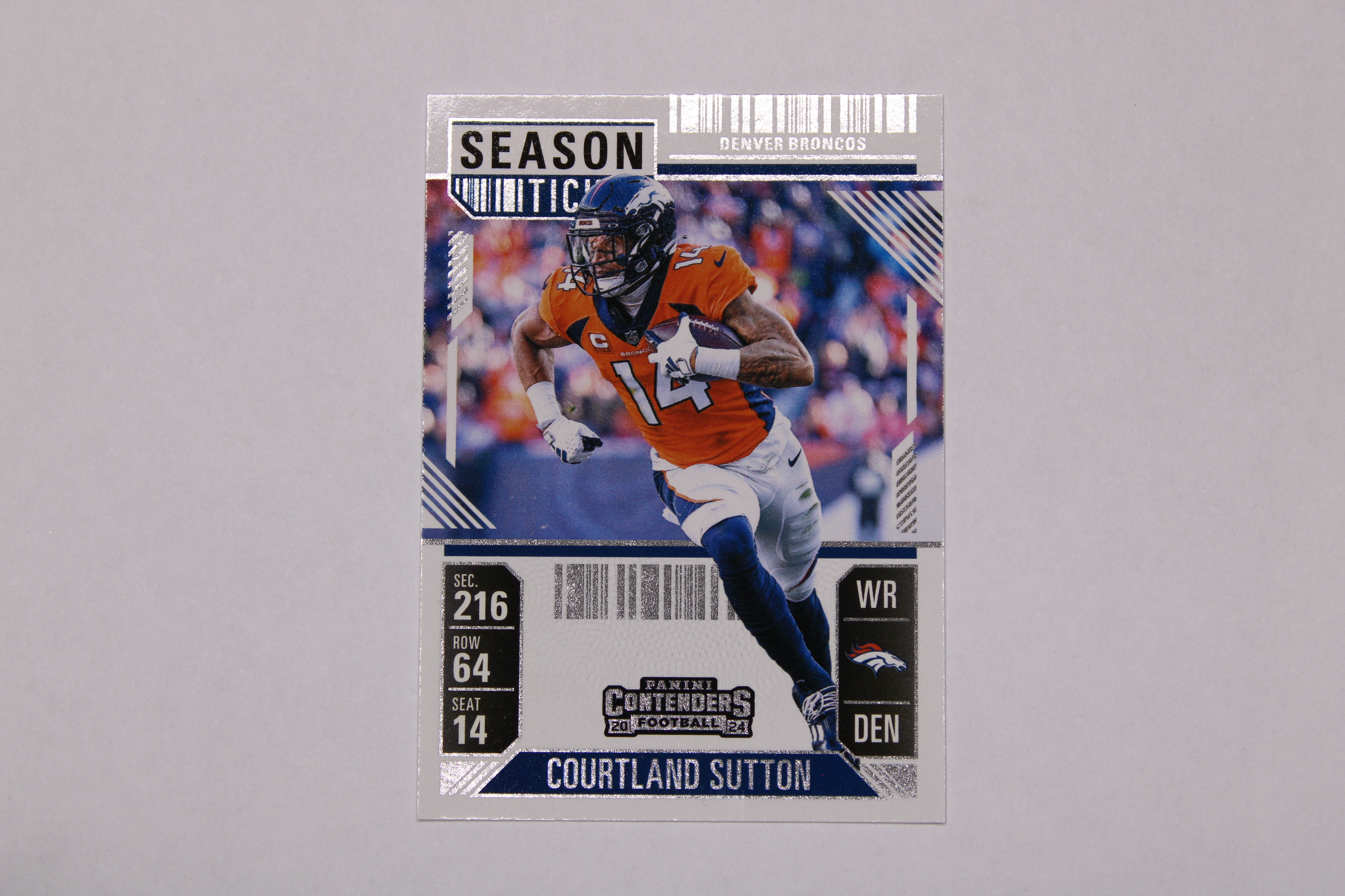 Courtland Sutton trading card