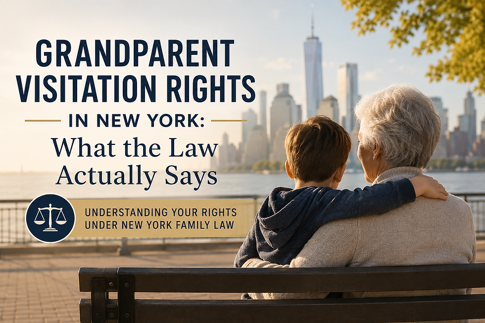 Grandparent Visitation Rights in New York: What the Law Actually Says