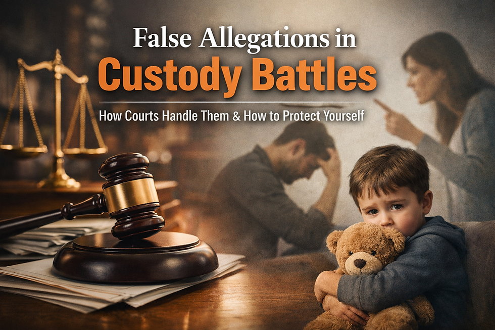 False Allegations in Custody Battles — How Courts Handle Them and How to Protect Yourself