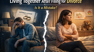 Living Together After Filing for Divorce — Is It a Mistake?