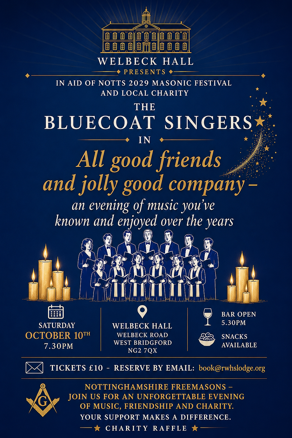 An Evening of Music, Friendship and Charity Awaits....in aid of the 2029 Festival