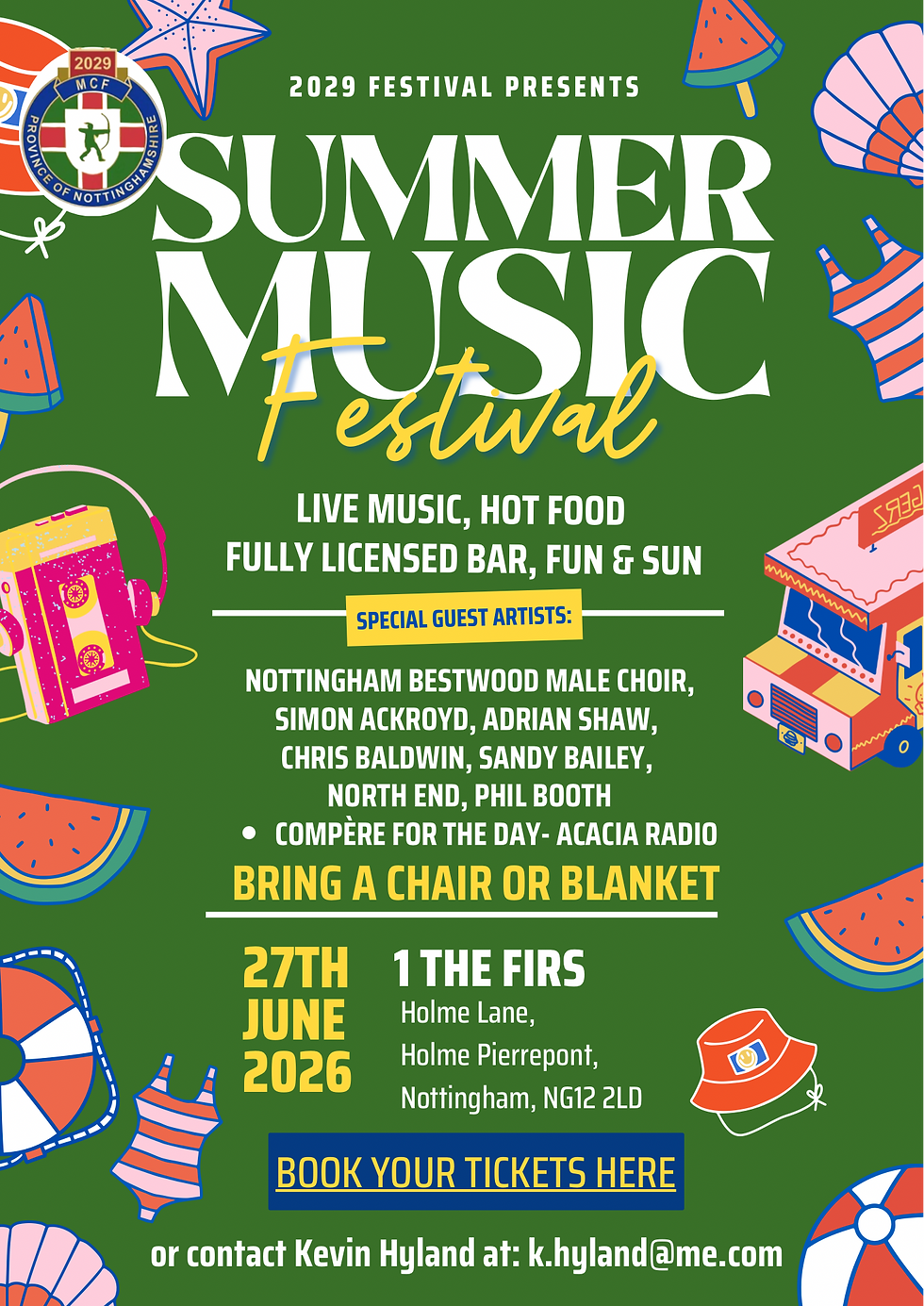 ☀️🎶 Summer Music Festival 2026 🎶☀️- Book Your Tickets Now!!