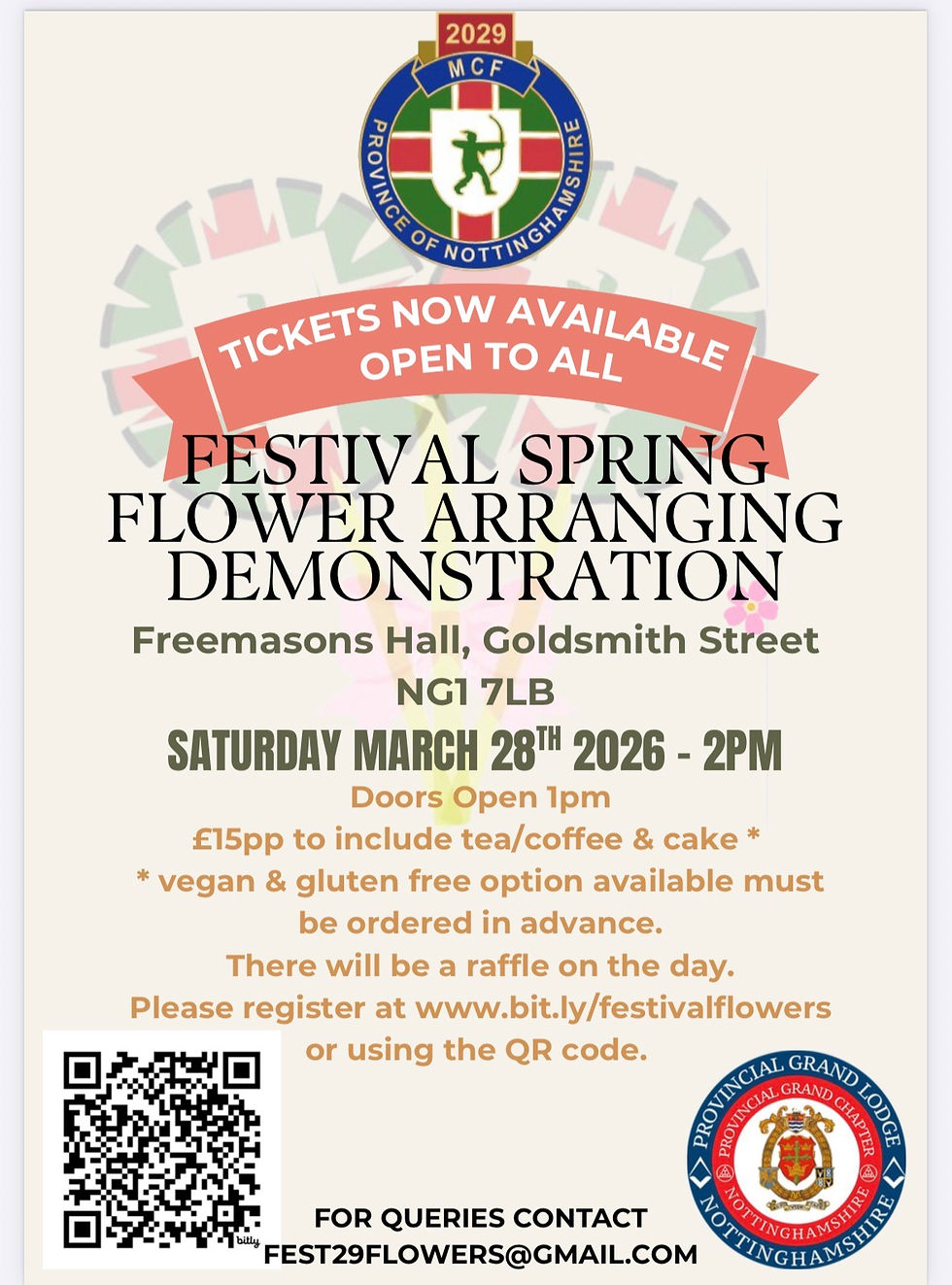 Festival Spring Flower Arranging Demonstration