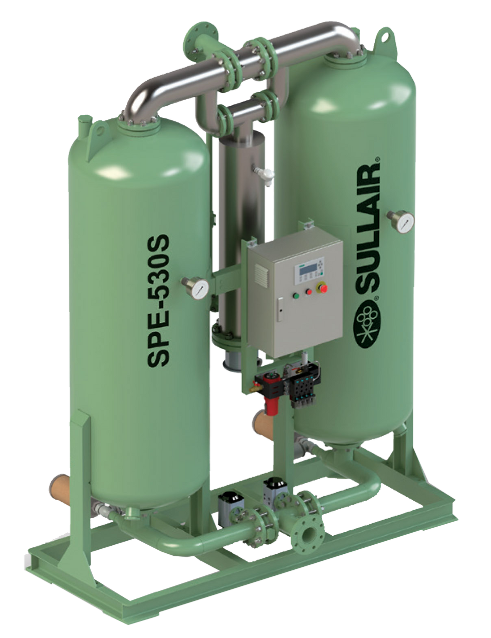 SULLAIR SPE-S Series Heated Desiccant Air Dryer