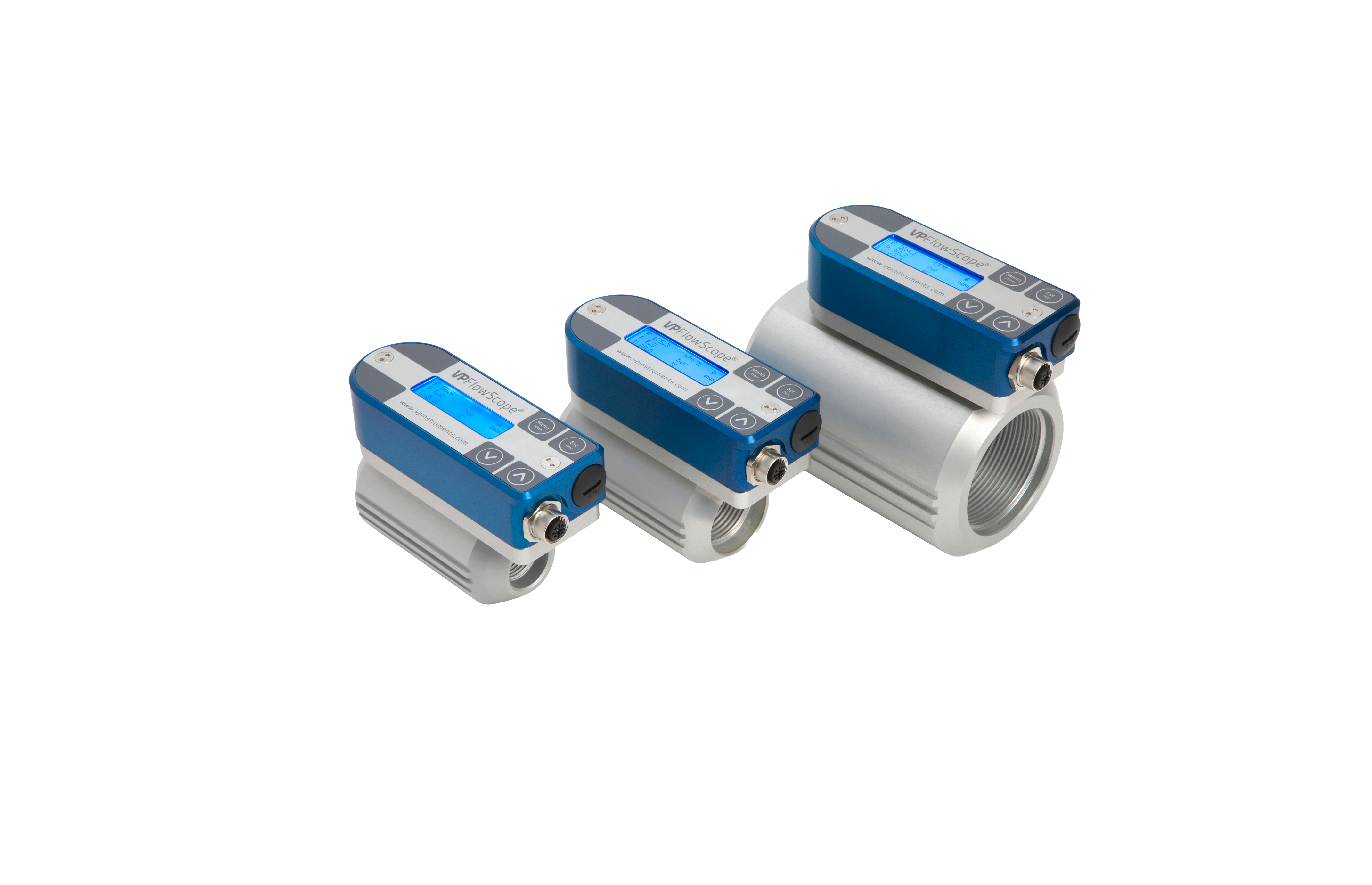 VP Flow Scope Inline เครื่องวัดอัตราการไหลแบบ 3 in 1