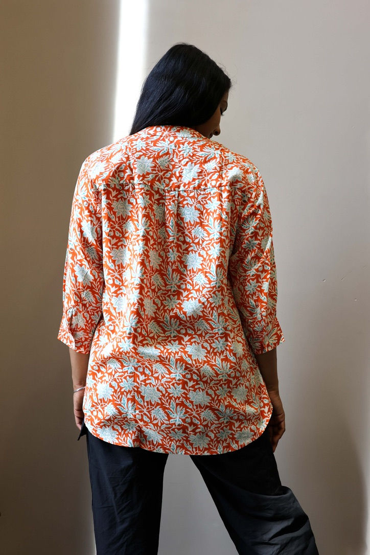 Miniature : Blouse Iris framboise