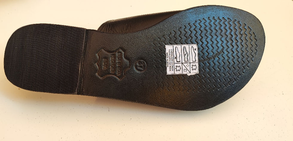 Miniatura: Sandales en cuir Dorées