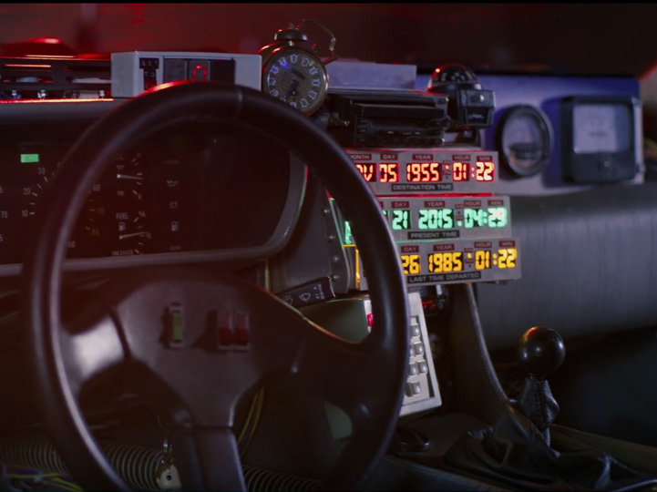 DeLorean Interior