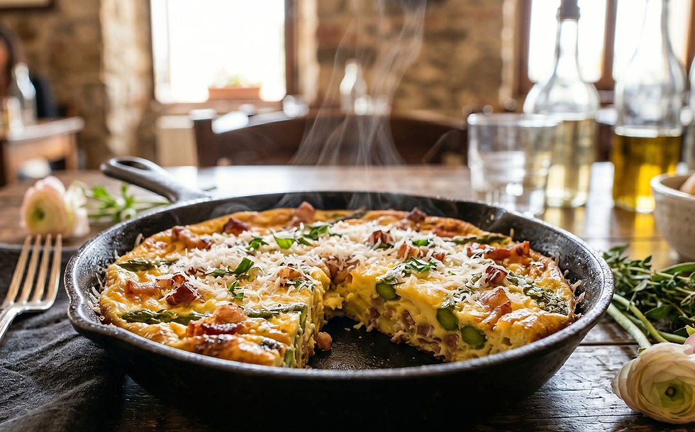 Frittata Pancetta & Asparagus