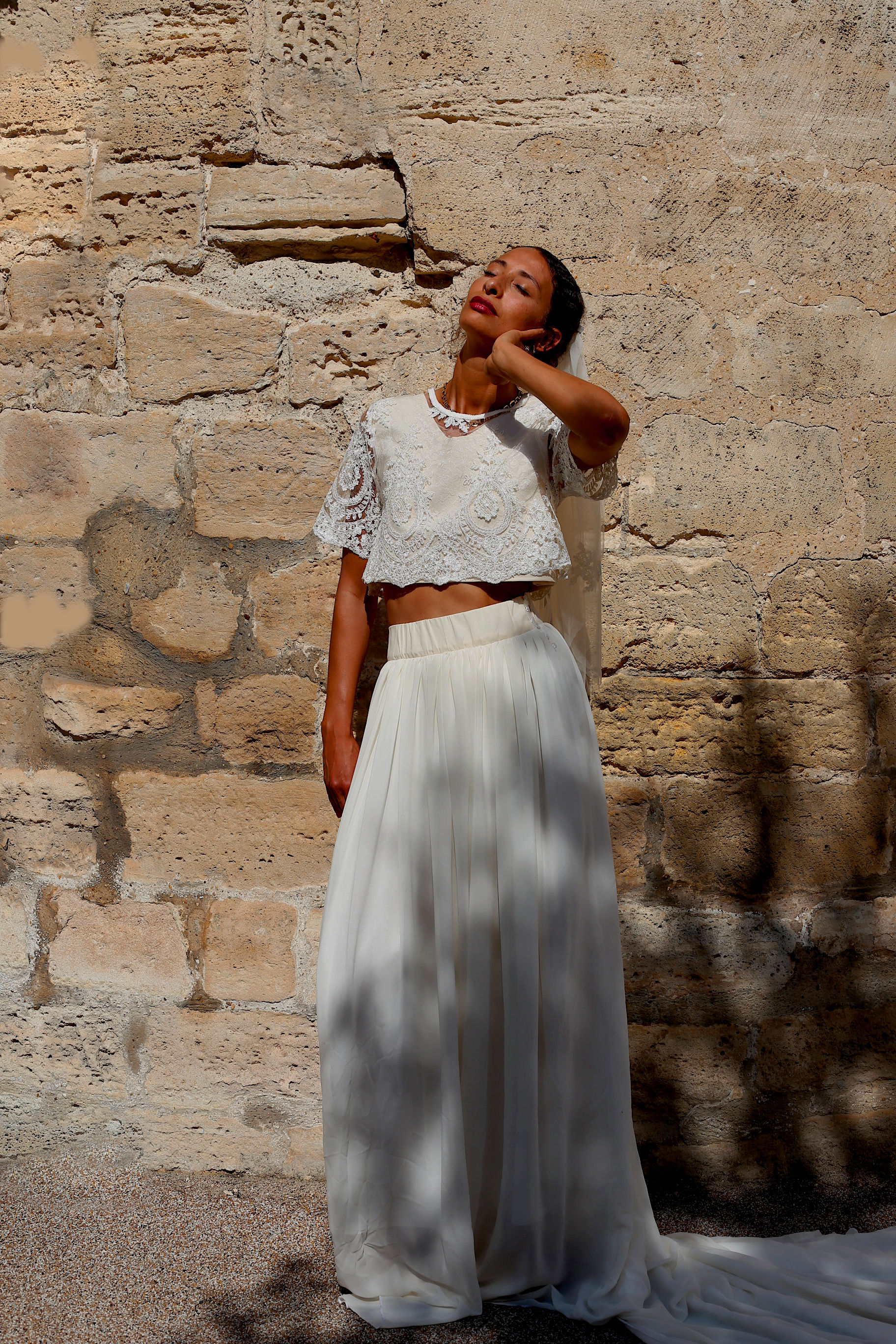 Fleuri vanillé_ Le haut