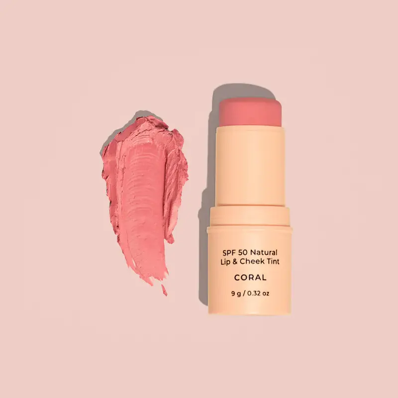 Thumbnail: SPF 50 Natural Lip & Cheek Tint - Coral