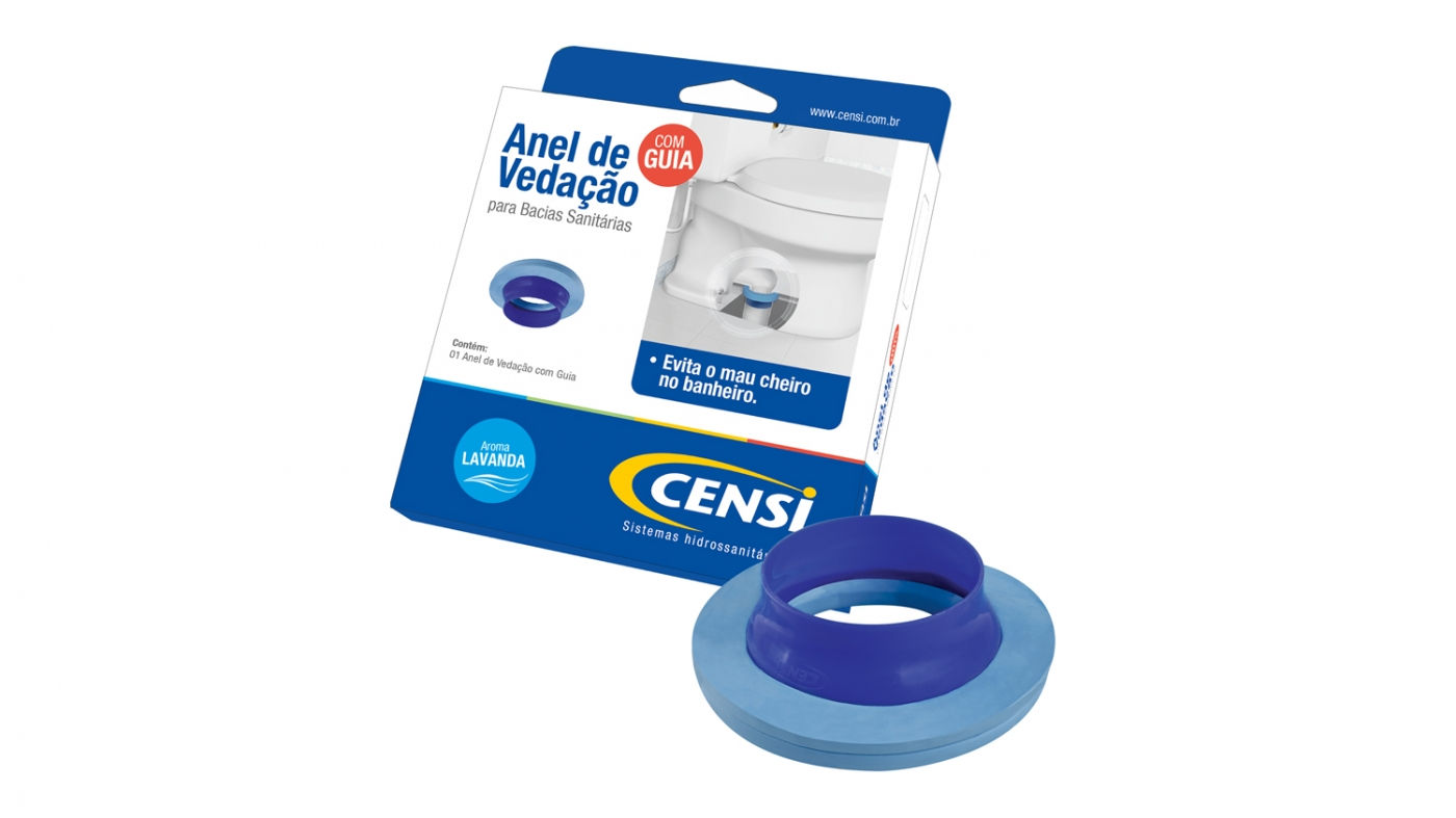 Anel de vedação para bacias sanitárias Censi