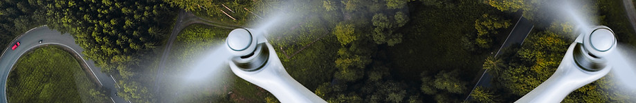 Aerial View of a Drone