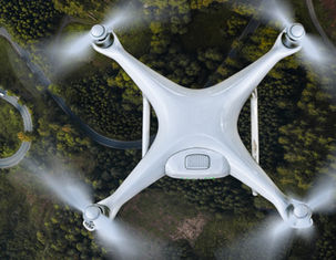 Aerial View of a Drone