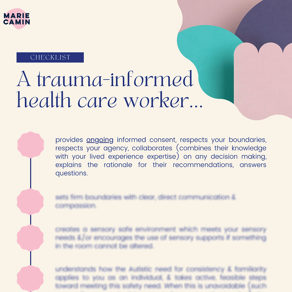Thumbnail: Trauma Informed Healthcare (PDF)