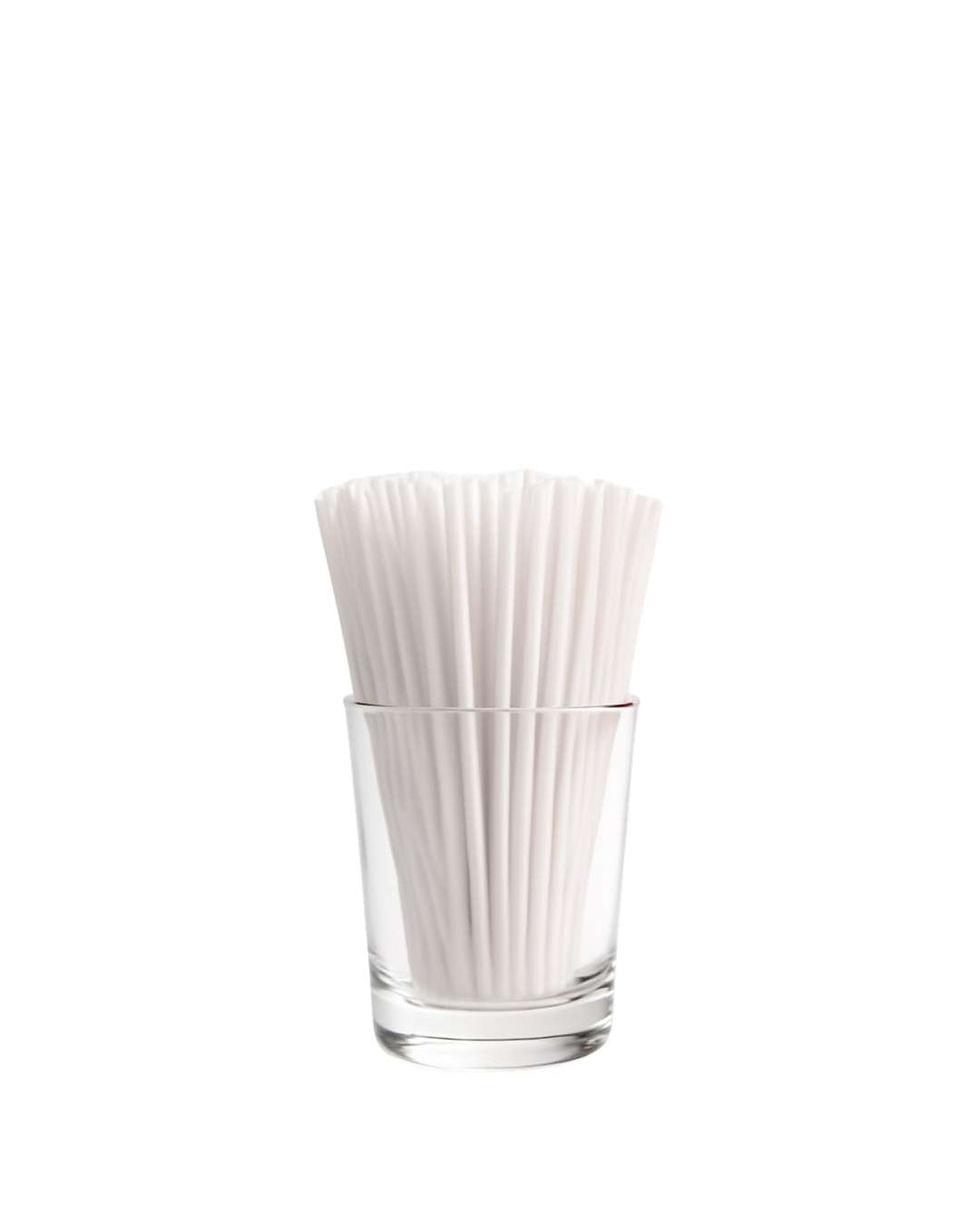 Soft Pack | ağ plastik pipetlər - 100 ədədli