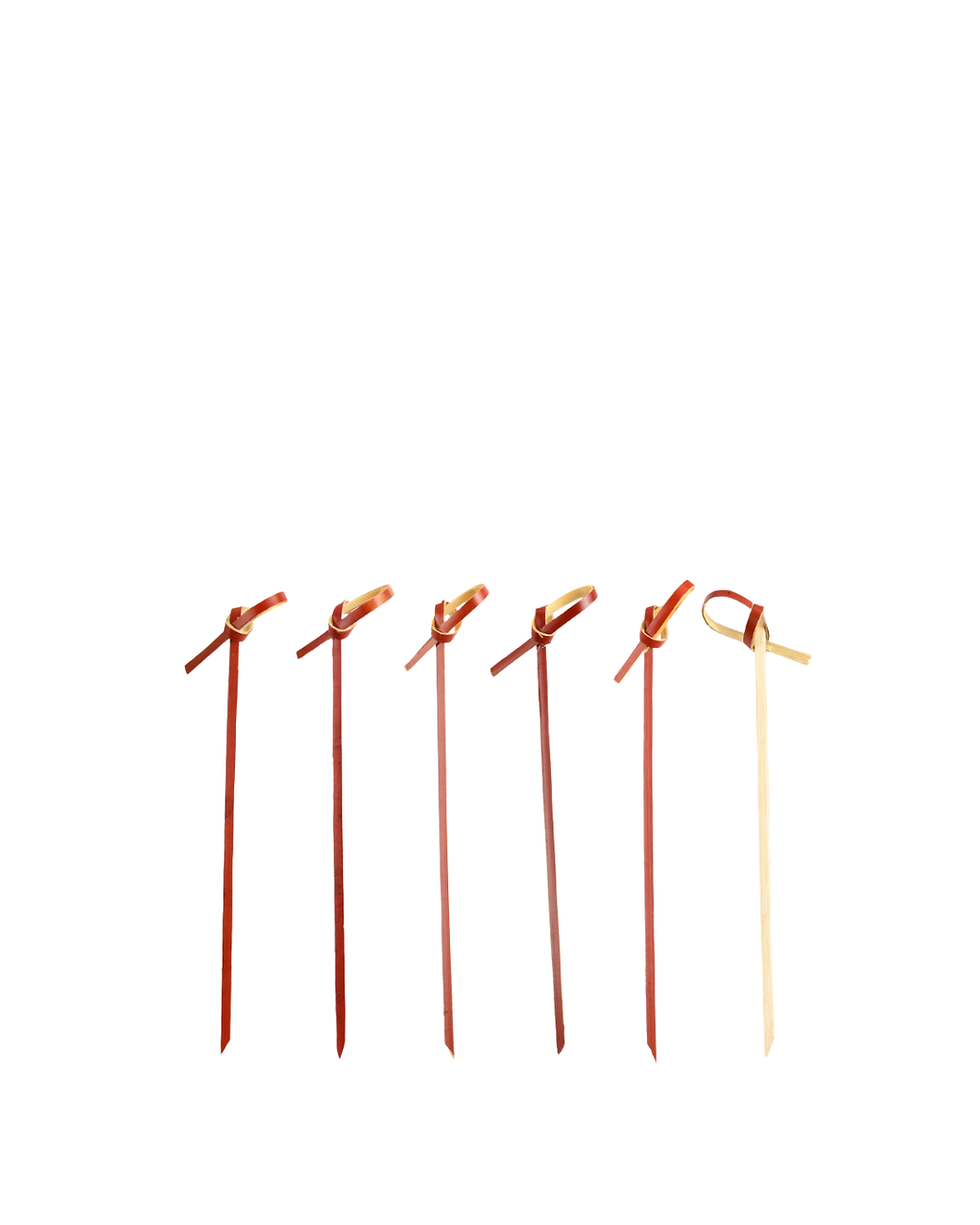 Soft Pack | bambuk çöplər | qırmızı | 9 sm - 12 sm - 15 sm