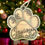 Thumbnail: Custom Dog Paw Ornament