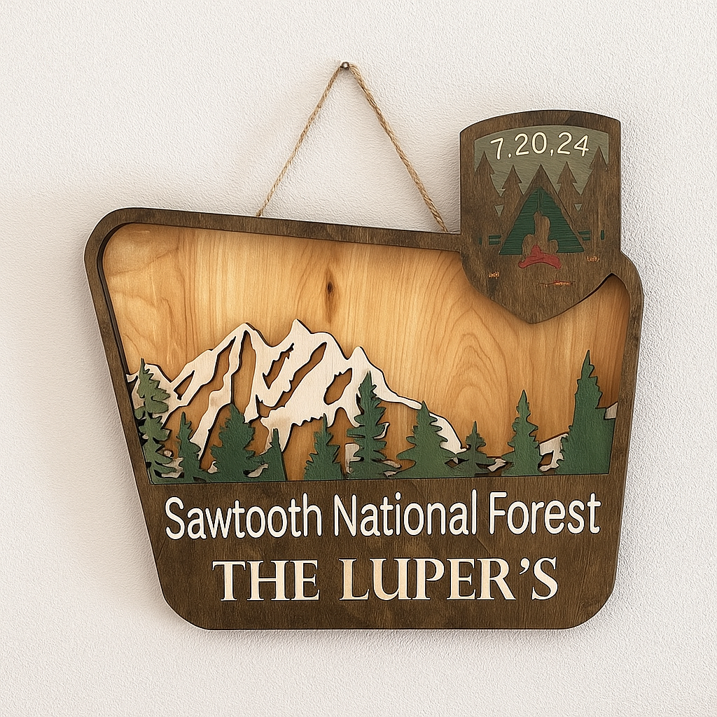 Custom National Park Wedding Sign