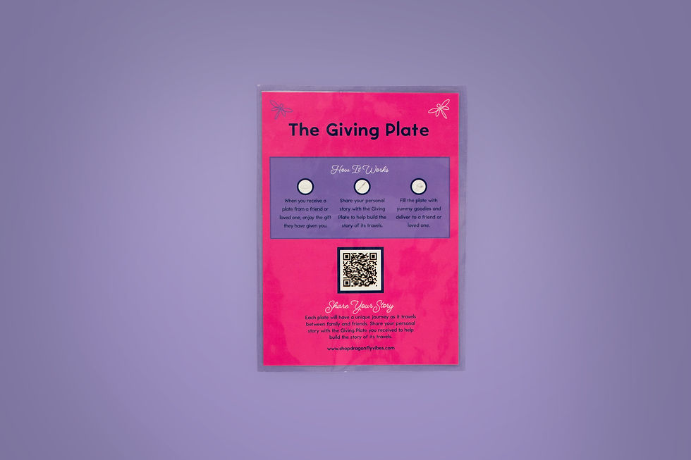 Thumbnail: The Giving Plate keepsake instruction card