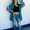 Thumbnail: Teal Crochet Cardigan