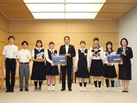 2024年7月30日 北方少年少女による岸田内閣総理大臣表敬