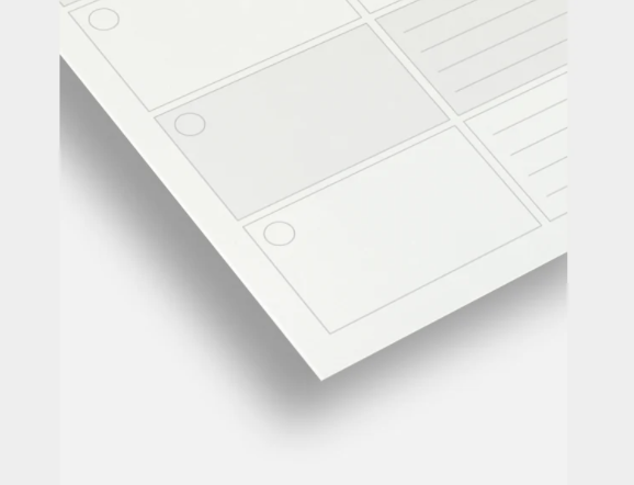Thumbnail: weekly planner page sample