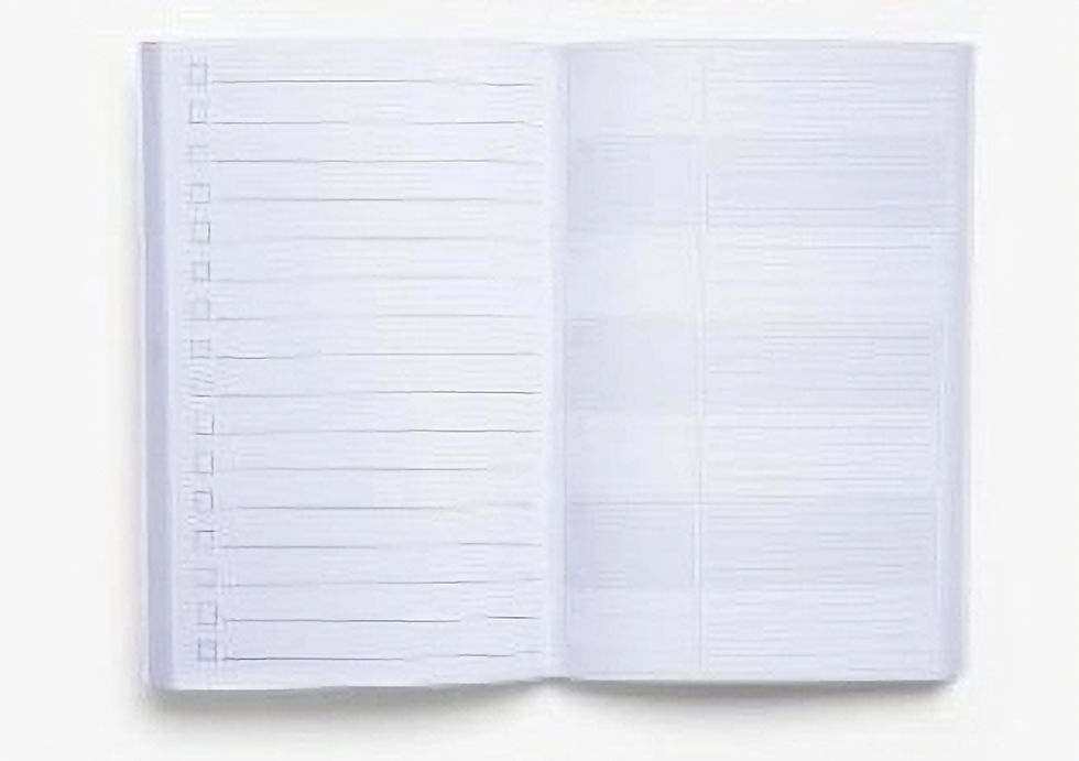 Thumbnail: Inside Pages of the Sloth Time Project Notes & To Do's Notebook