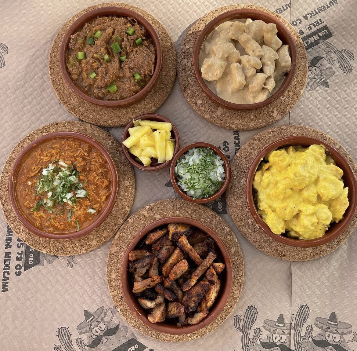 Arranged Food and Objects