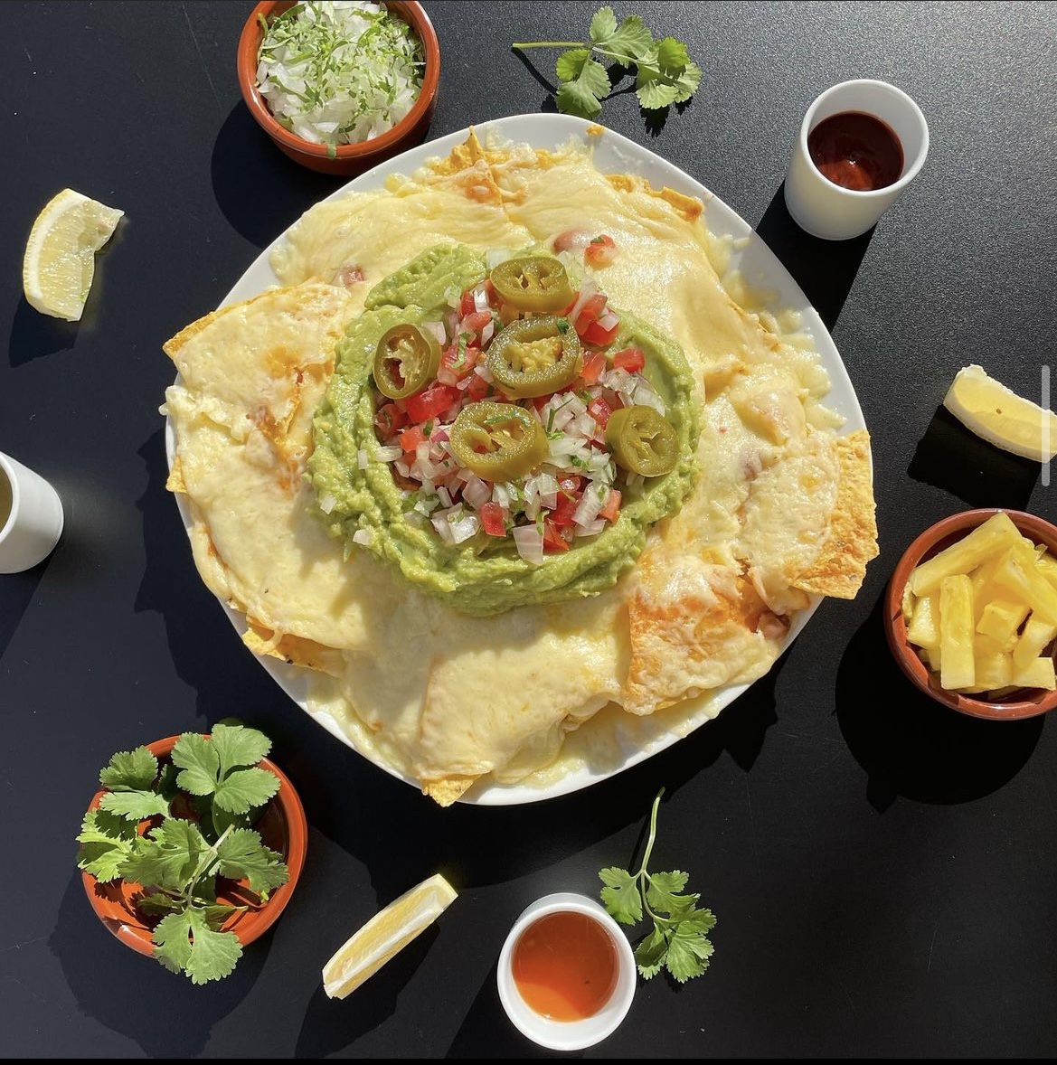 Arranged Food and Objects