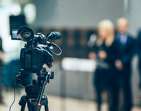 conferencia de la cámara de vídeo