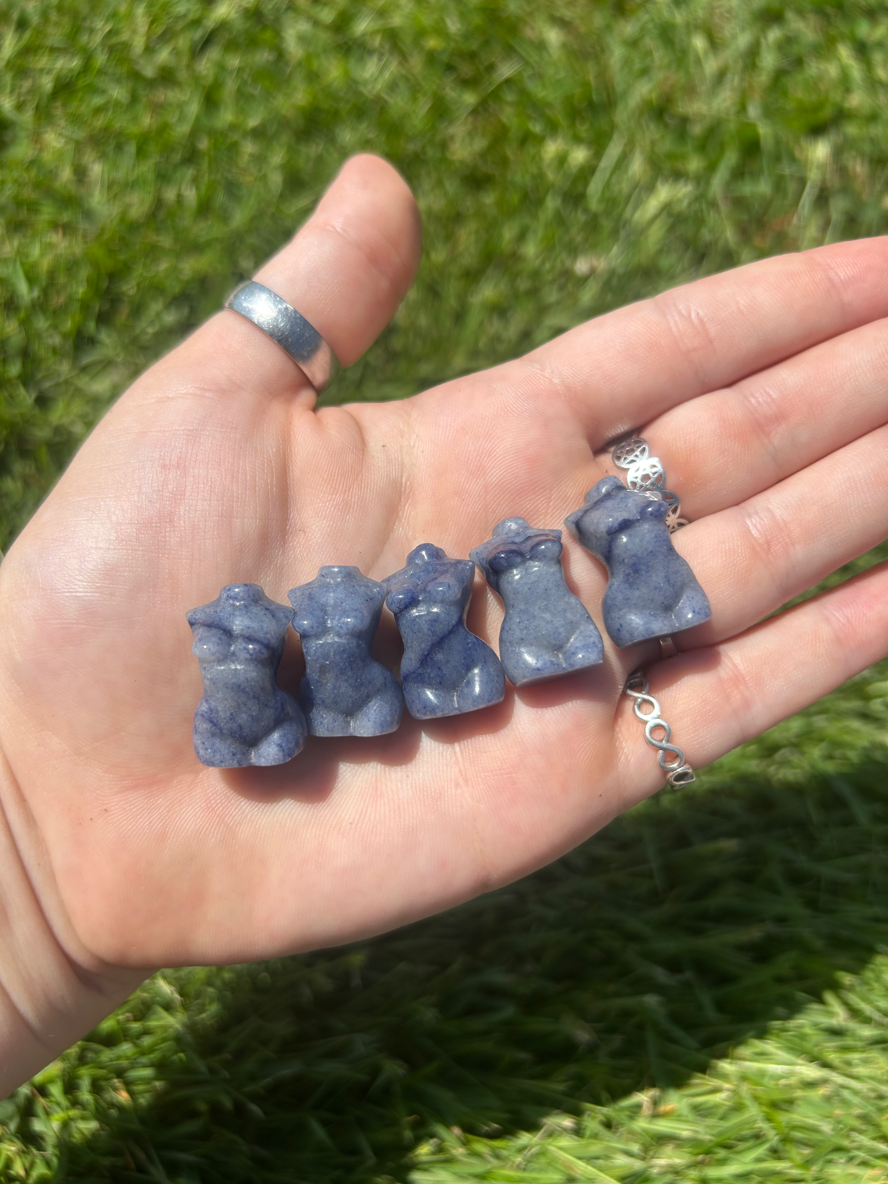 Mini Blue Aventurine Goddess Body