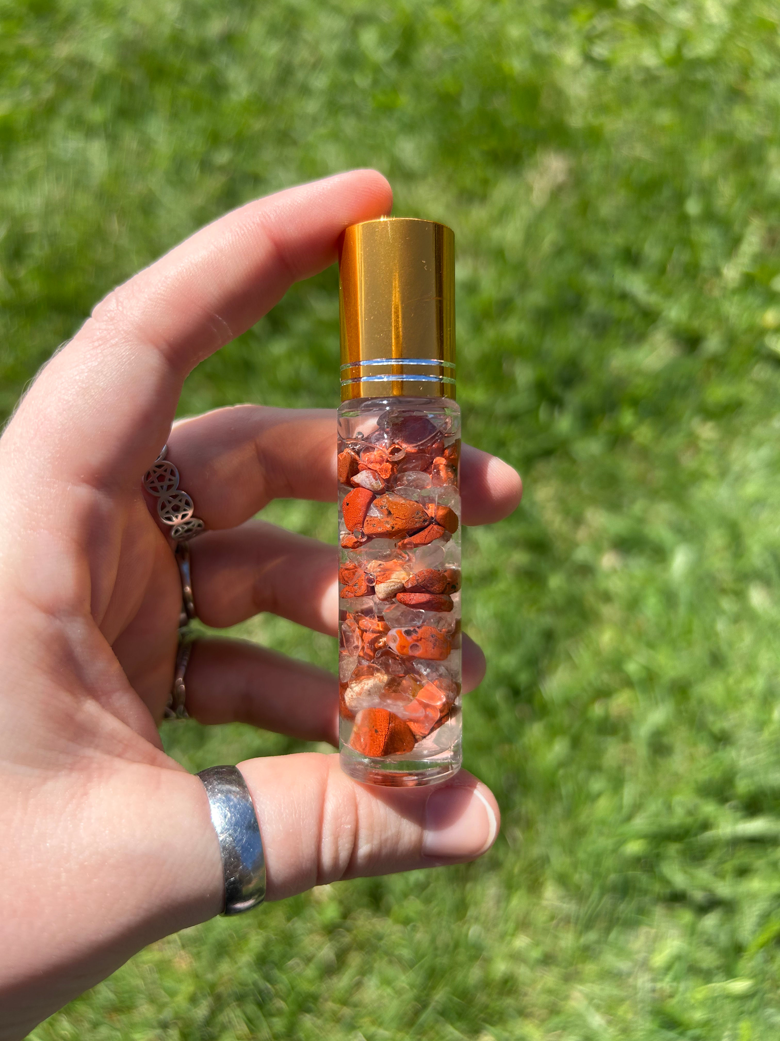 Body Support Crystal Oil Roller