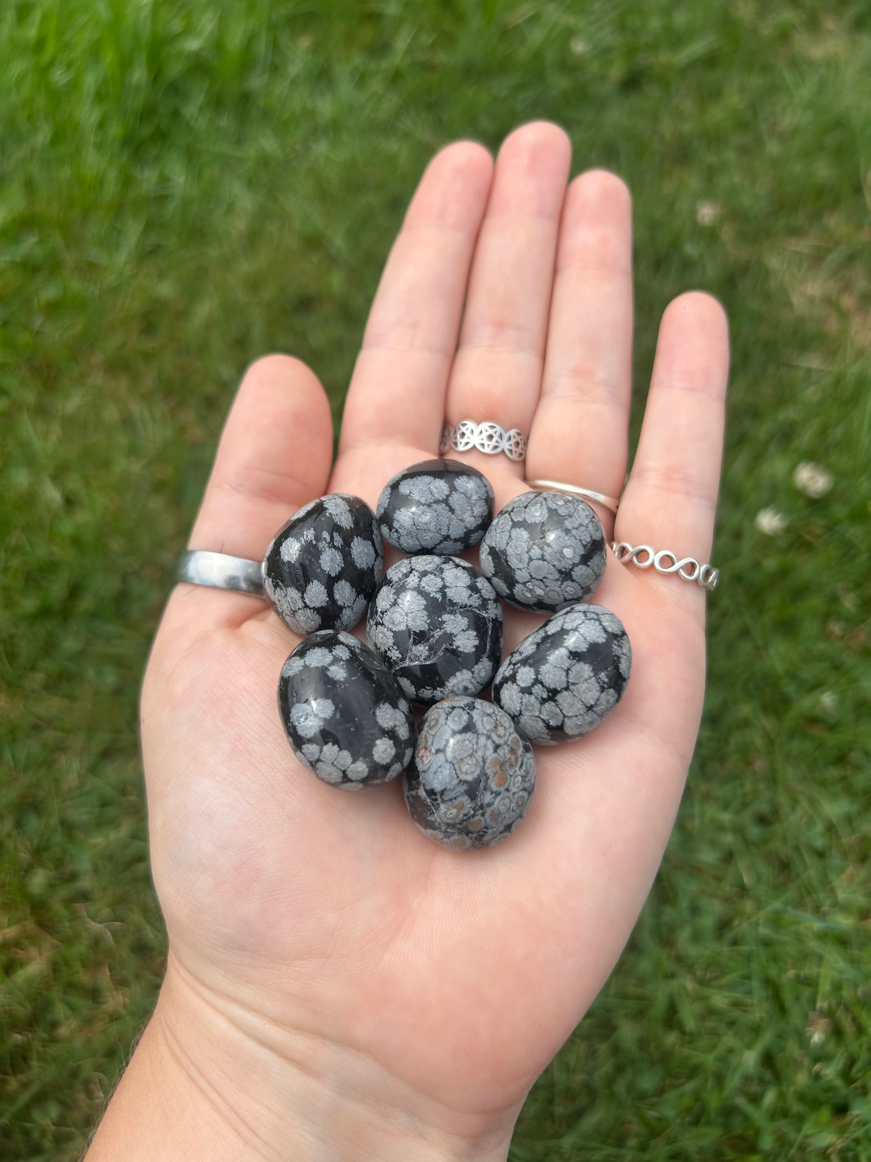 Snowflake Obsidian Tumble