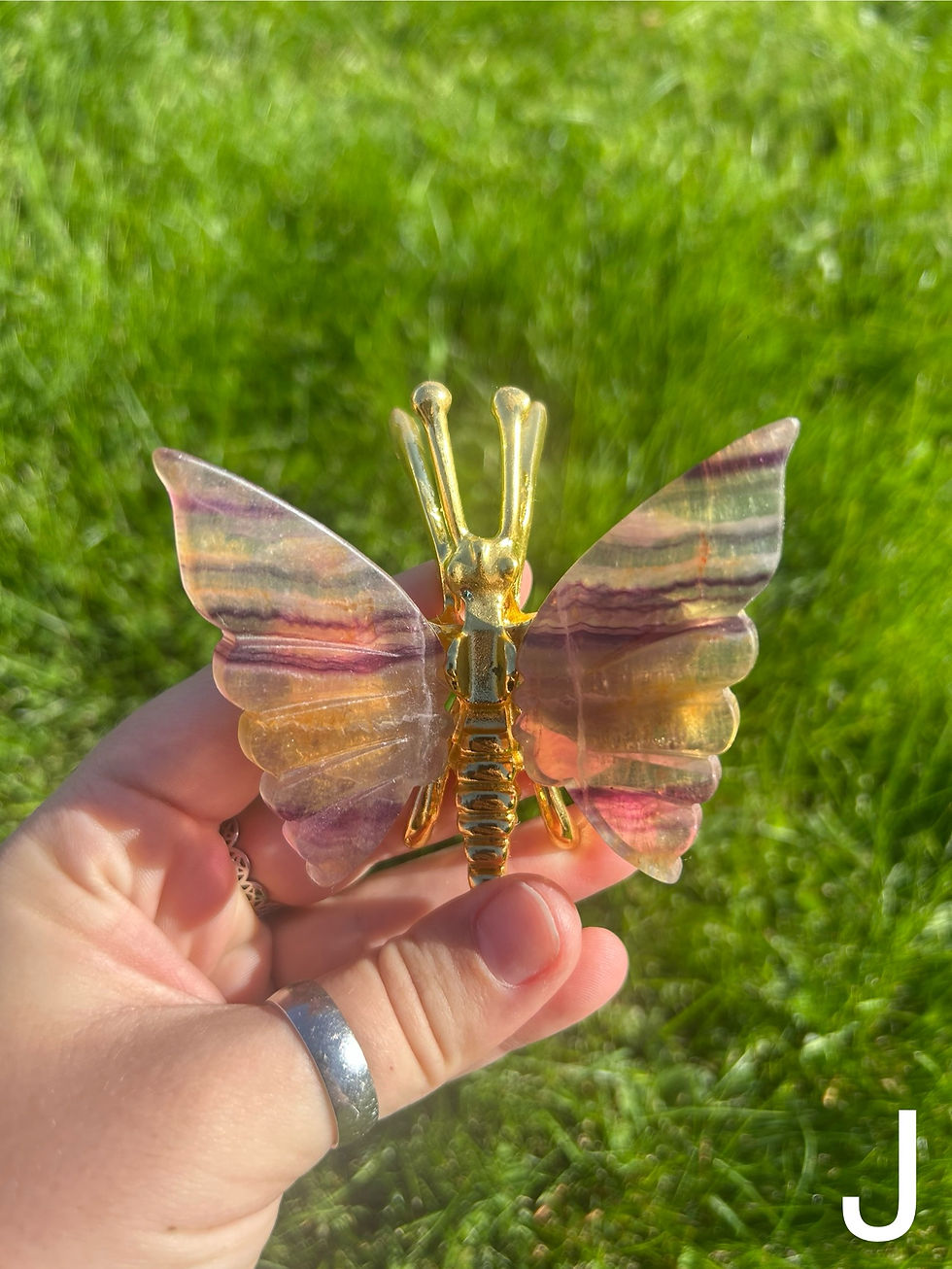 Thumbnail: Rainbow Fluorite Butterfly Wings