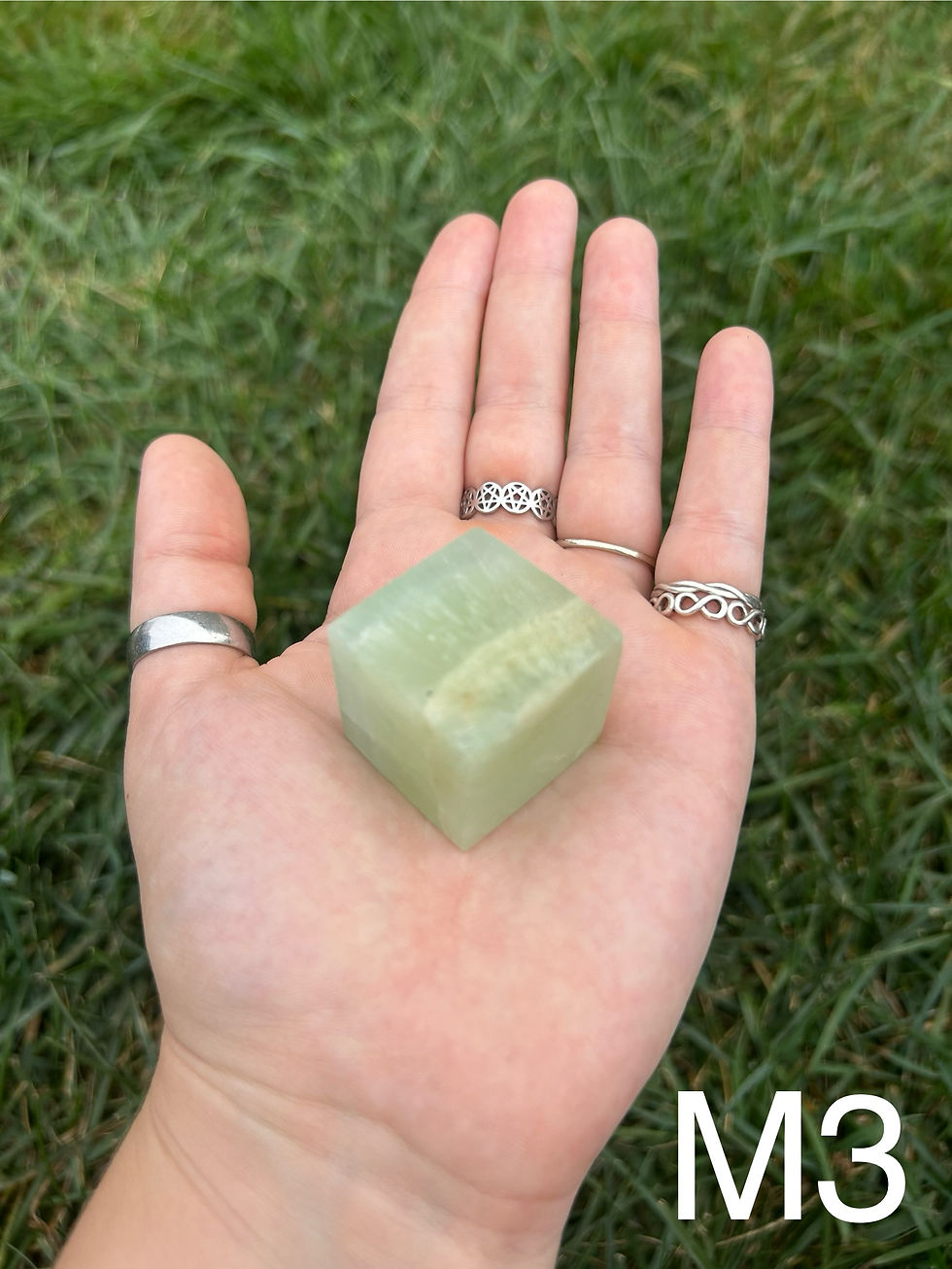 Thumbnail: Pistachio Calcite Cube