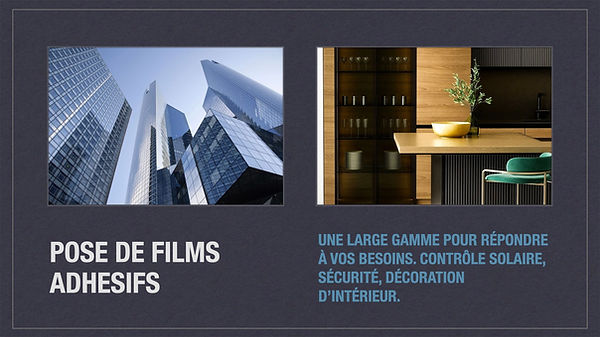 Pose de Films Auto-adhésifs
