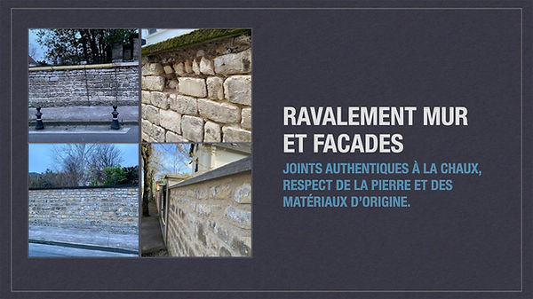 Rénovation Façades - Enduits