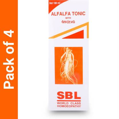 SBL Alfalfa Tonic With Ginseng Pack of 4